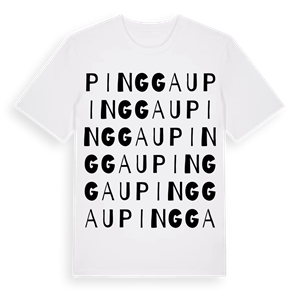 Pinggau ordlek t-shirt – ekologisk bomull t-shirt från Pinshirt