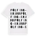 Pölfing-Brunn ordlek t-shirt