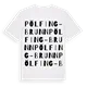 Pölfing-Brunn ordlek t-shirt