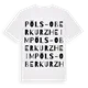Pöls-Oberkurzheim ordlek t-shirt