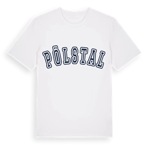 Pölstal college t-shirt – ekologisk bomull t-shirt från Pinshirt