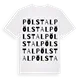 Pölstal ordlek t-shirt