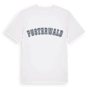 Pusterwald college t-shirt – ekologisk bomull t-shirt från Pinshirt