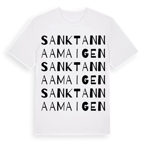 Sankt Anna am Aigen ordlek t-shirt – ekologisk bomull t-shirt från Pinshirt