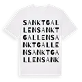 Sankt Gallen ordlek t-shirt