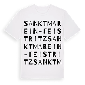 Sankt Marein-Feistritz ordlek t-shirt – ekologisk bomull t-shirt från Pinshirt