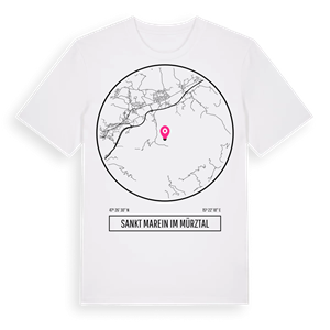 Sankt Marein im Mürztal t-shirt – ekologisk bomull t-shirt från Pinshirt