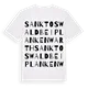 Sankt Oswald bei Plankenwarth ordlek t-shirt