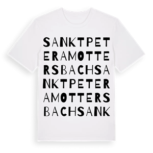 Sankt Peter am Ottersbach ordlek t-shirt – ekologisk bomull t-shirt från Pinshirt