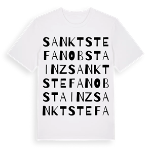 Sankt Stefan ob Stainz ordlek t-shirt – ekologisk bomull t-shirt från Pinshirt