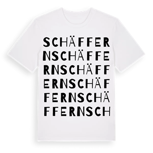 Schäffern ordlek t-shirt – ekologisk bomull t-shirt från Pinshirt