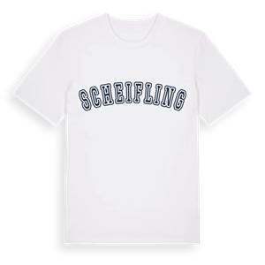 Scheifling college t-shirt – ekologisk bomull t-shirt från Pinshirt