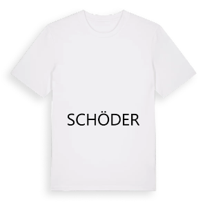 Jag älskar Schöder t-shirt stort tryck – ekologisk bomull t-shirt från Pinshirt