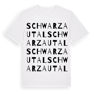 Schwarzautal ordlek t-shirt – ekologisk bomull t-shirt från Pinshirt
