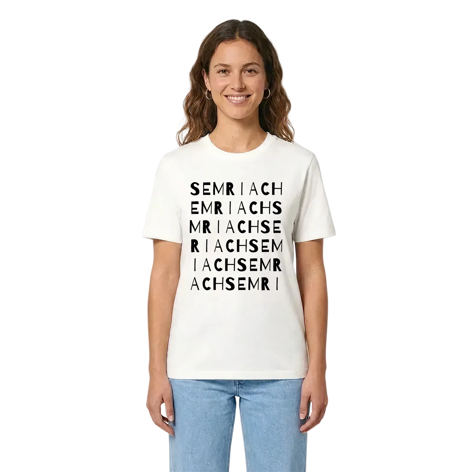 Semriach ordlek t-shirt – White, i miljö