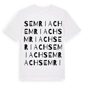 Semriach ordlek t-shirt – ekologisk bomull t-shirt från Pinshirt