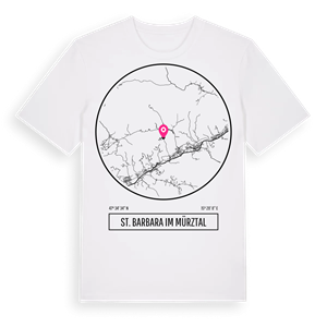 St. Barbara im Mürztal t-shirt – ekologisk bomull t-shirt från Pinshirt