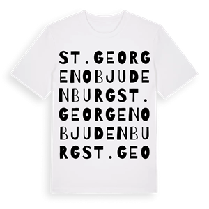 St. Georgen ob Judenburg ordlek t-shirt – ekologisk bomull t-shirt från Pinshirt