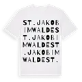 St. Jakob im Walde ordlek t-shirt