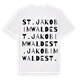 St. Jakob im Walde ordlek t-shirt