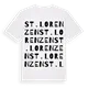 St. Lorenzen ordlek t-shirt