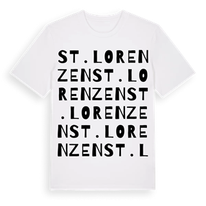 St. Lorenzen ordlek t-shirt – ekologisk bomull t-shirt från Pinshirt