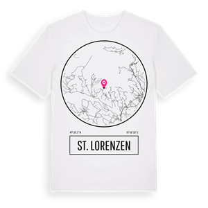 St. Lorenzen t-shirt – ekologisk bomull t-shirt från Pinshirt