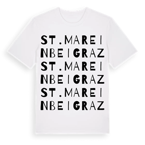 St. Marein bei Graz ordlek t-shirt – ekologisk bomull t-shirt från Pinshirt