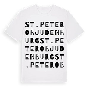 St. Peter ob Judenburg ordlek t-shirt – ekologisk bomull t-shirt från Pinshirt