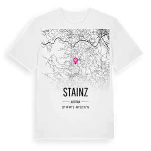 Stainz karta t-shirt – ekologisk bomull t-shirt från Pinshirt