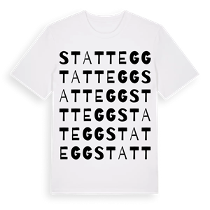 Stattegg ordlek t-shirt – ekologisk bomull t-shirt från Pinshirt