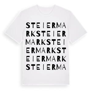 Steiermark ordlek t-shirt – ekologisk bomull t-shirt från Pinshirt