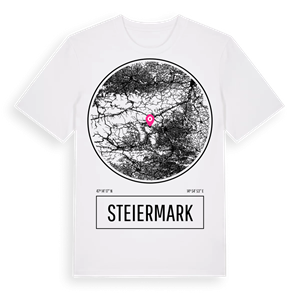 Steiermark t-shirt – ekologisk bomull t-shirt från Pinshirt