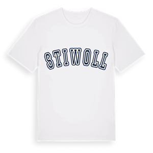 Stiwoll college t-shirt – ekologisk bomull t-shirt från Pinshirt