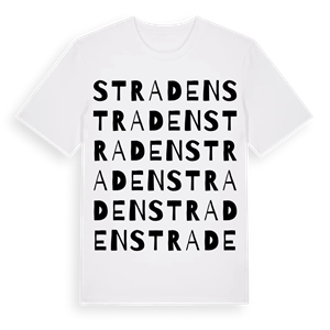Straden ordlek t-shirt – ekologisk bomull t-shirt från Pinshirt