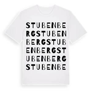Stubenberg ordlek t-shirt – ekologisk bomull t-shirt från Pinshirt