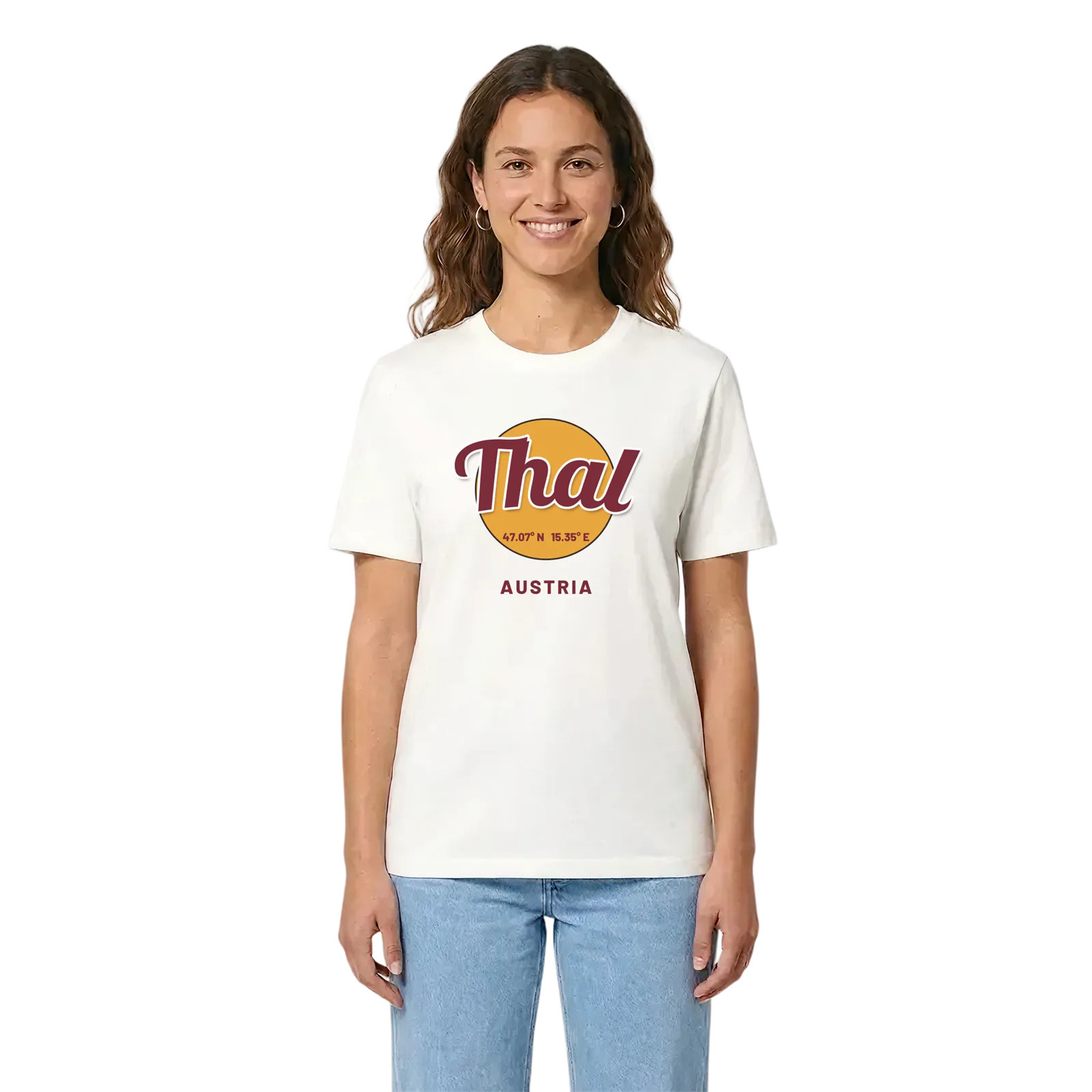 Thal cirkel t-shirt – White, i miljö
