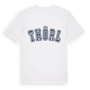 Thörl college t-shirt – ekologisk bomull t-shirt från Pinshirt