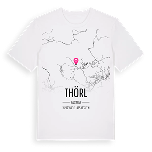 Thörl karta t-shirt – ekologisk bomull t-shirt från Pinshirt