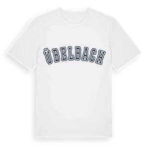 Übelbach college t-shirt – ekologisk bomull t-shirt från Pinshirt