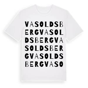 Vasoldsberg ordlek t-shirt – ekologisk bomull t-shirt från Pinshirt