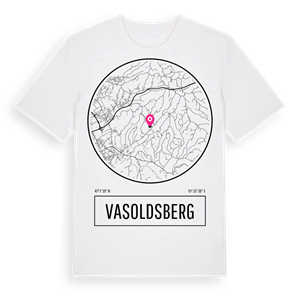 Vasoldsberg t-shirt – ekologisk bomull t-shirt från Pinshirt