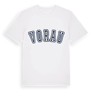 Vorau college t-shirt – ekologisk bomull t-shirt från Pinshirt