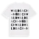 Waldbach-Mönichwald ordlek t-shirt