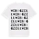 Wenigzell ordlek t-shirt