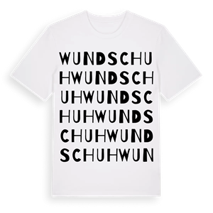 Wundschuh ordlek t-shirt – ekologisk bomull t-shirt från Pinshirt