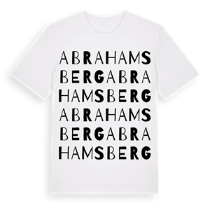 Abrahamsberg ordlek t-shirt – ekologisk bomull t-shirt från Pinshirt