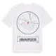White t-shirt med Abrahamsberg t-shirt