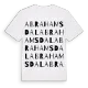 Abrahamsdal ordlek t-shirt