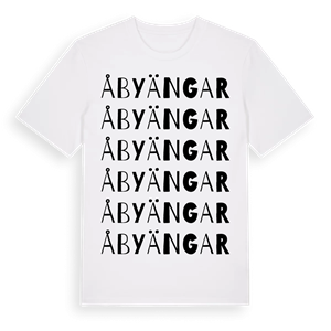 Åby ängar ordlek t-shirt – ekologisk bomull t-shirt från Pinshirt